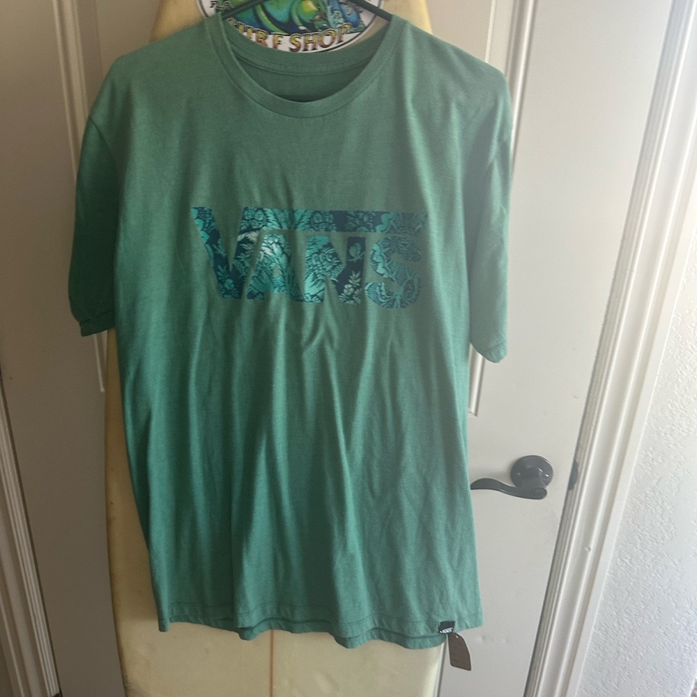 Vans Green Logo Tee